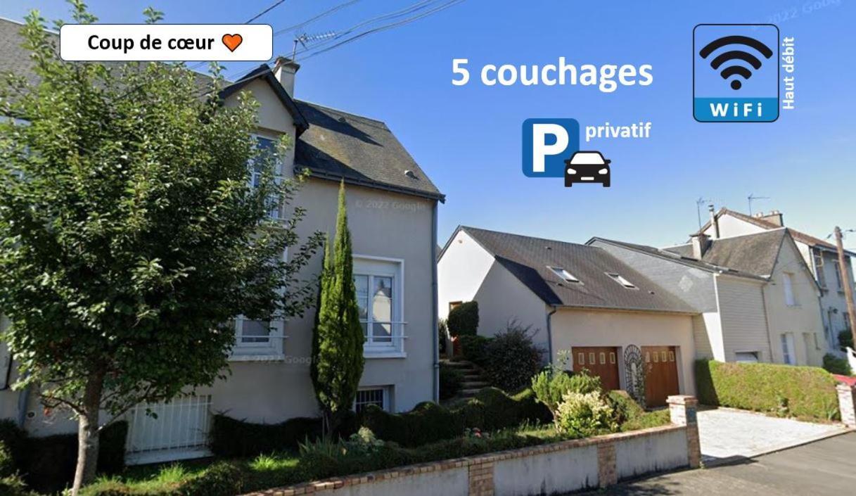 شقة L'Arbre De Vy - T2 42M2 Independant, 5 Pers, Garage, Proche Gare لو مان المظهر الخارجي الصورة